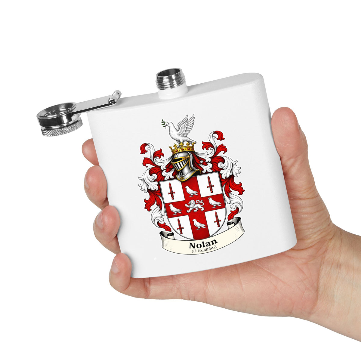 Nolan - Family Crest Flask