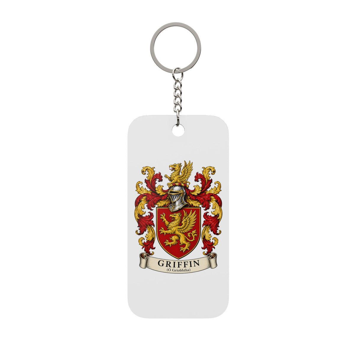 Griffin Double-Sided Keychain