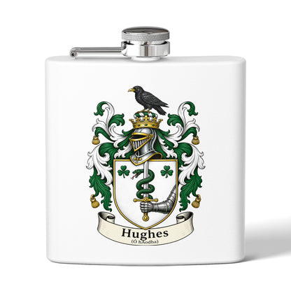 Hughes - Family Crest Flask