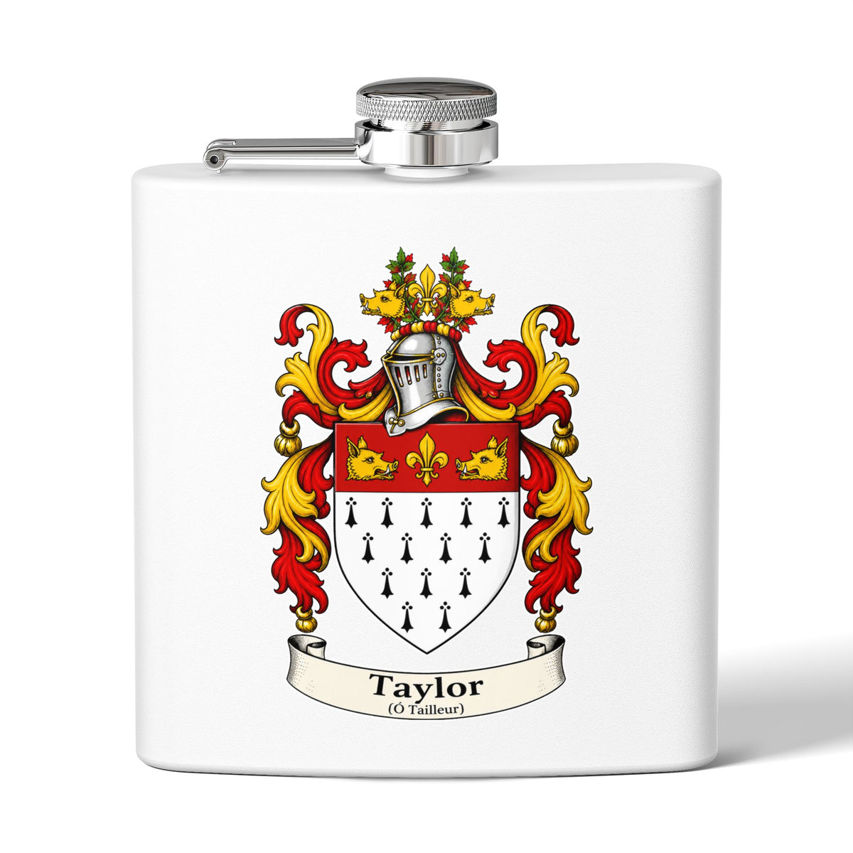 Taylor - Family Crest Flask