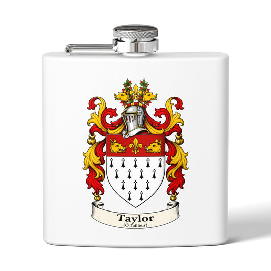 Taylor - Family Crest Flask