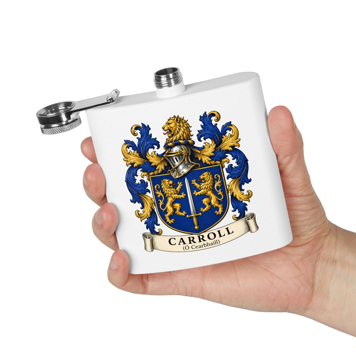 Carroll - Family Crest Flask