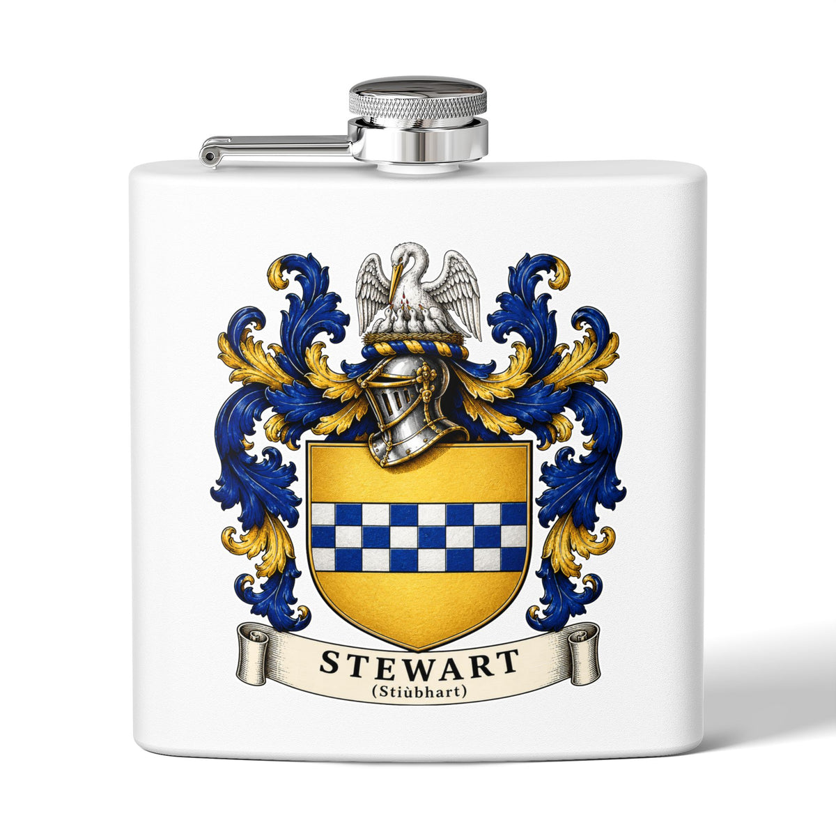 Stewart - Family Crest Flask