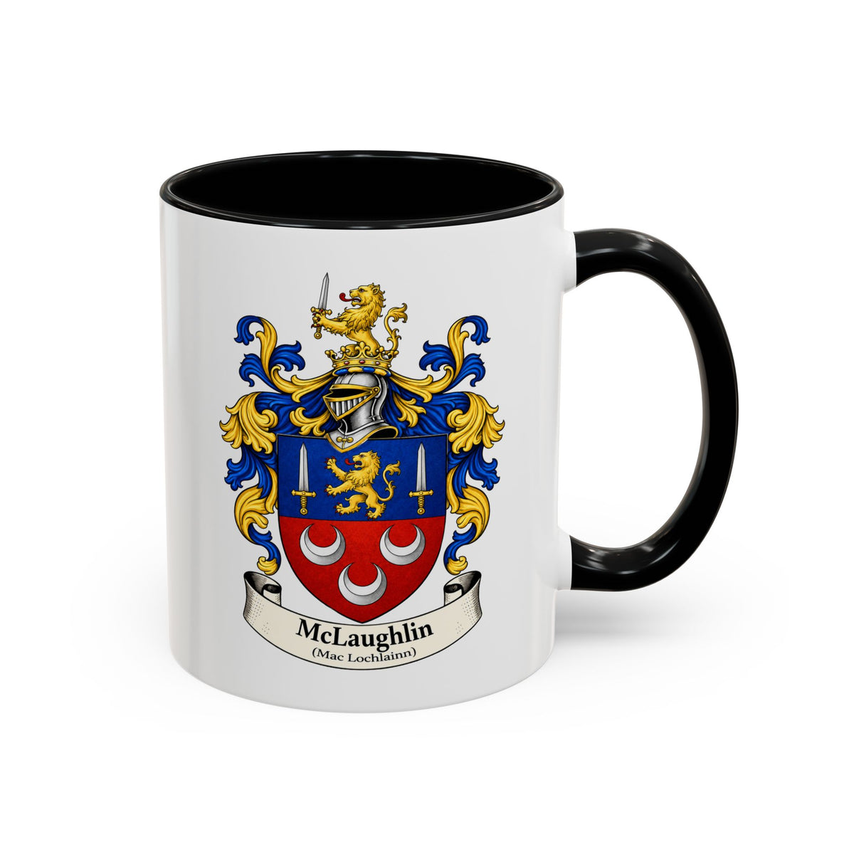McLaughlin (Irish version) - Family Crest Coffee Mug