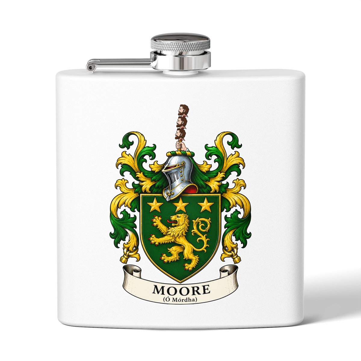 Moore - Family Crest Flask