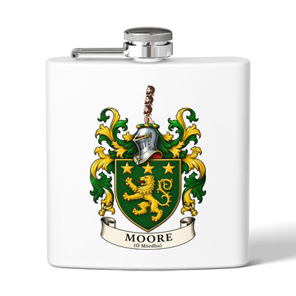 Moore - Family Crest Flask