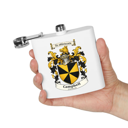 Campbell - Family Crest Flask