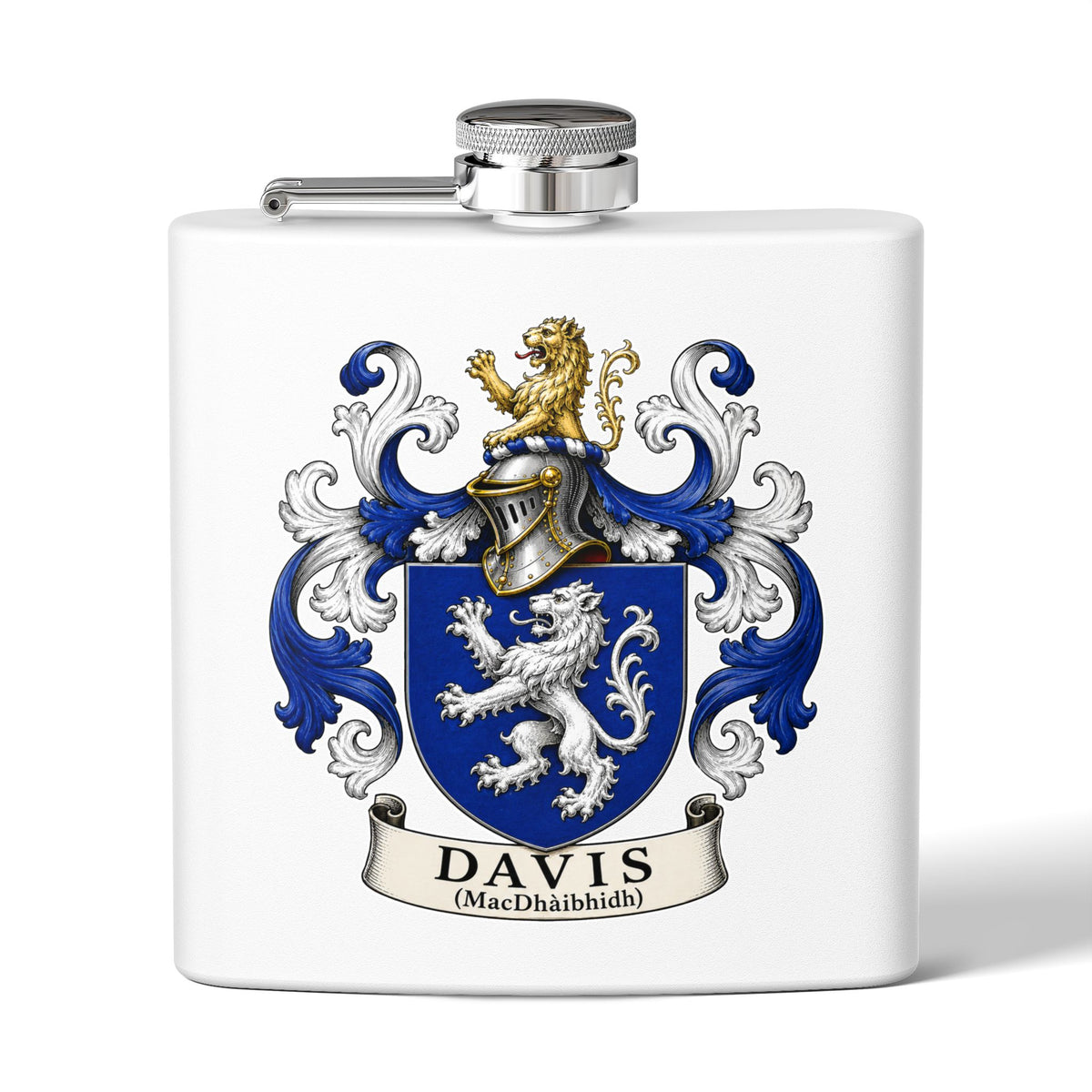Davis - Family Crest Flask