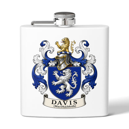 Davis - Family Crest Flask