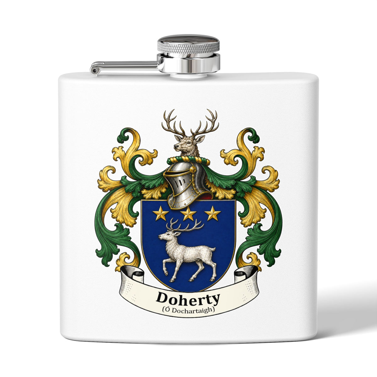 Doherty - Family Crest Flask