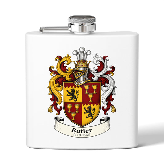 Butler - Family Crest Flask