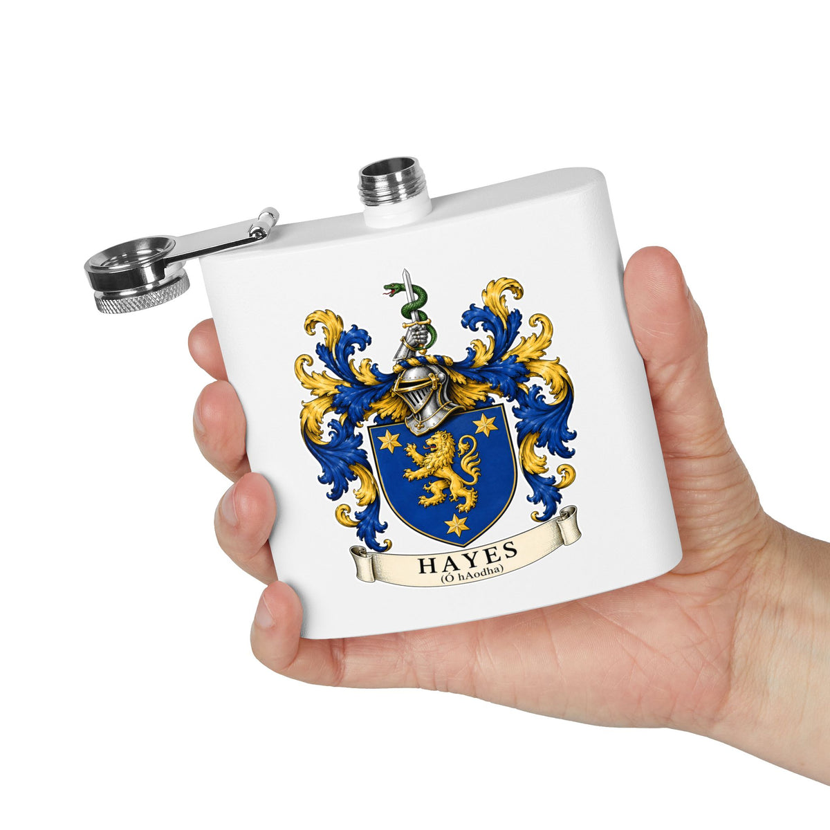 Hayes - Family Crest Flask