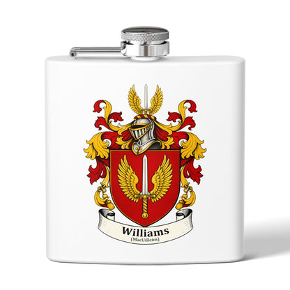 Williams - Family Crest Flask