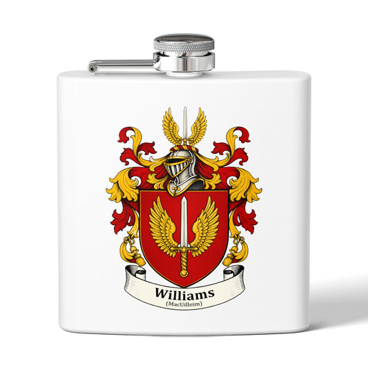 Williams - Family Crest Flask