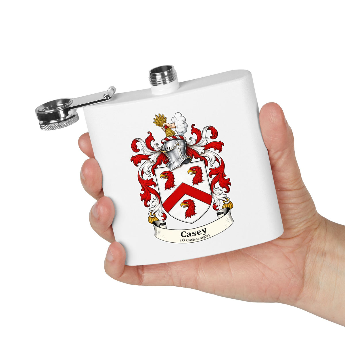Casey - Family Crest Flask
