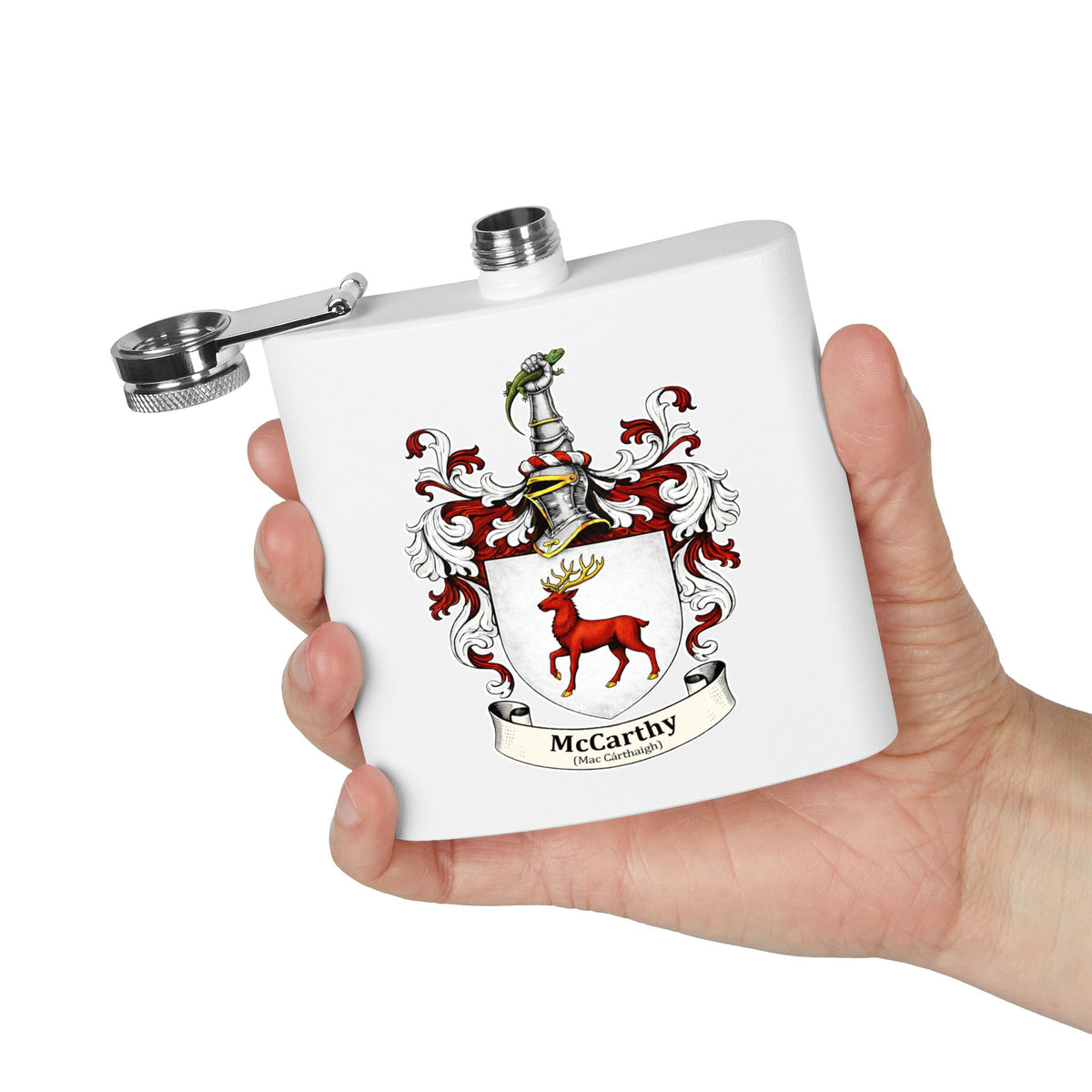 McCarthy - Family Crest Flask