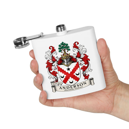 Anderson - Family Crest Flask