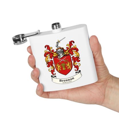 Brennan - Family Crest Flask