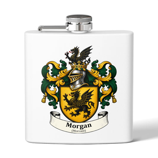 Morgan - Family Crest Flask