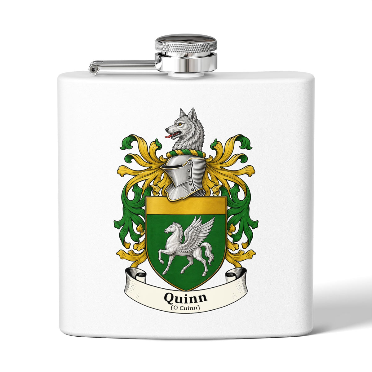 Quinn - Family Crest Flask