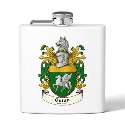 Quinn - Family Crest Flask
