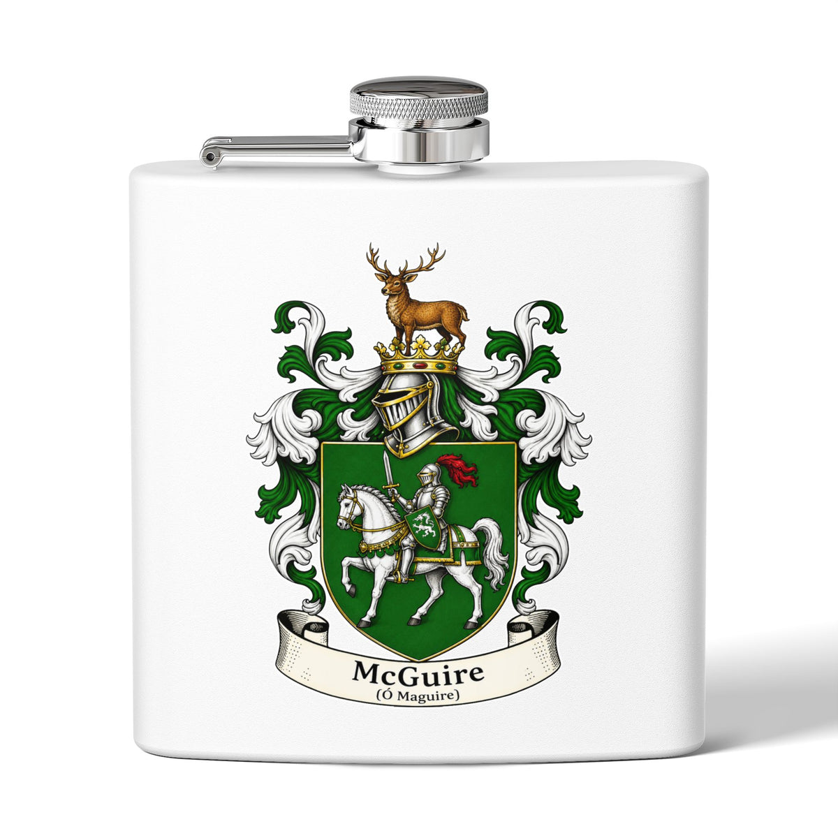 McGuire - Family Crest Flask