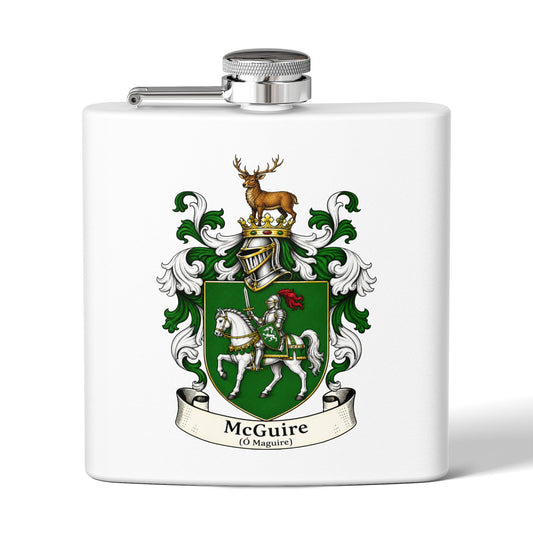 McGuire - Family Crest Flask