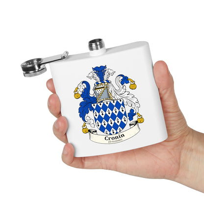 Cronin - Family Crest Flask