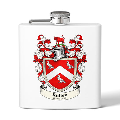 Ridley - Family Crest Flask