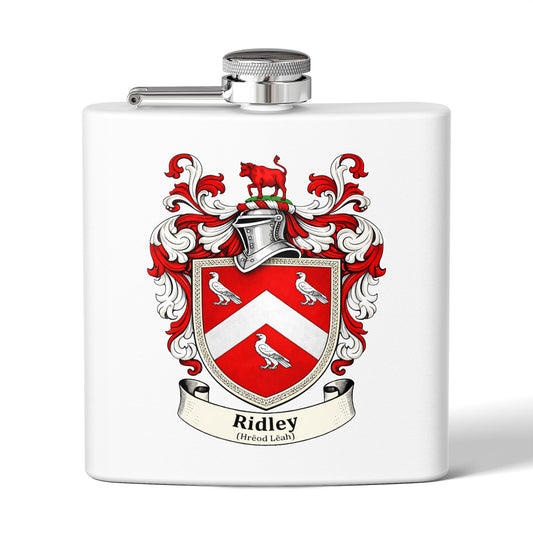 Ridley - Family Crest Flask