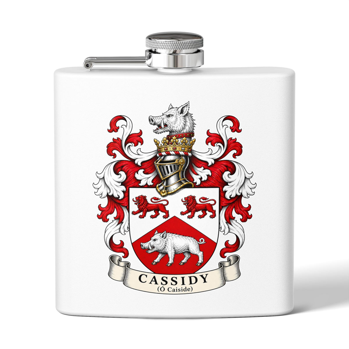 Cassidy - Family Crest Flask