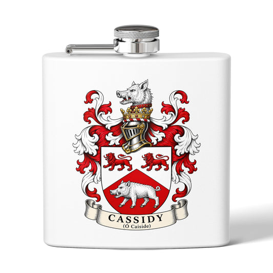 Cassidy - Family Crest Flask
