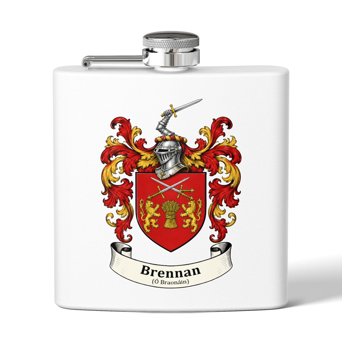 Brennan - Family Crest Flask