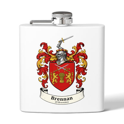 Brennan - Family Crest Flask