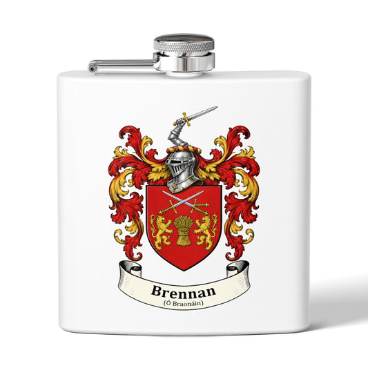 Brennan - Family Crest Flask