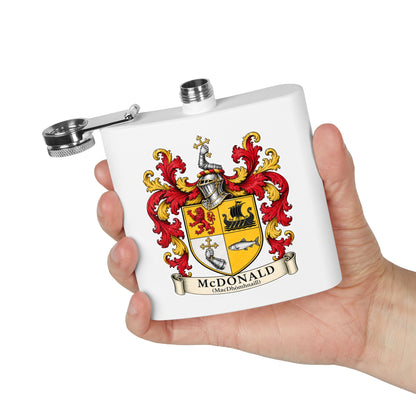 McDonald - Family Crest Flask