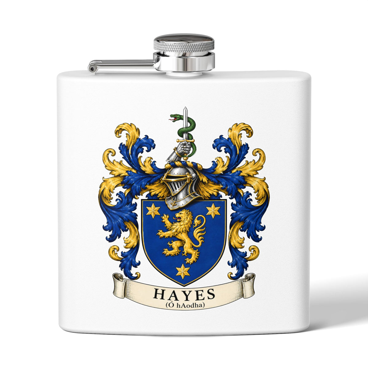 Hayes - Family Crest Flask