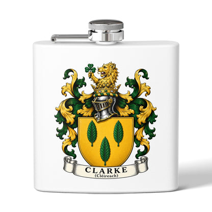 Clarke - Family Crest Flask