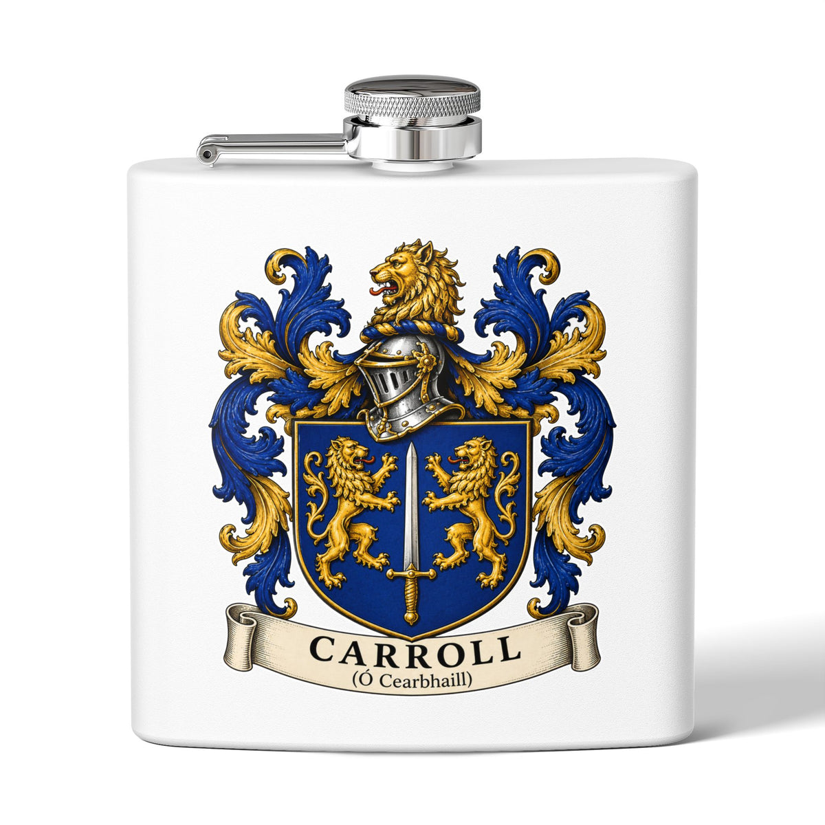 Carroll - Family Crest Flask