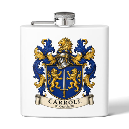 Carroll - Family Crest Flask
