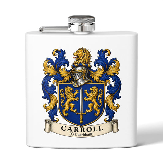 Carroll - Family Crest Flask