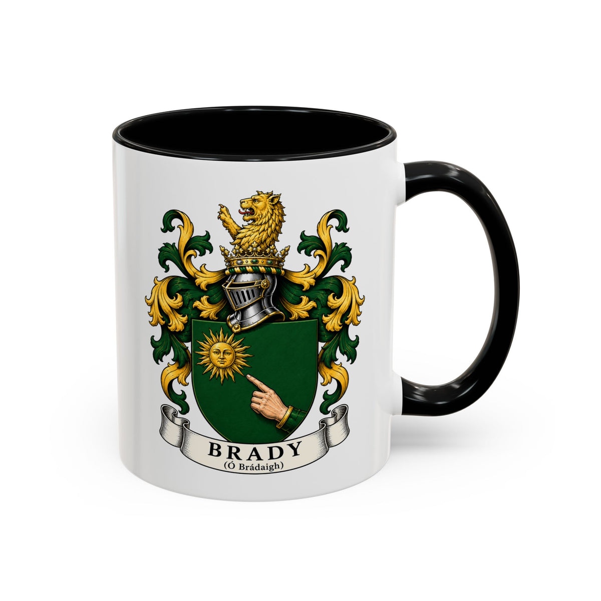 Brady - Family Crest Coffee Mug