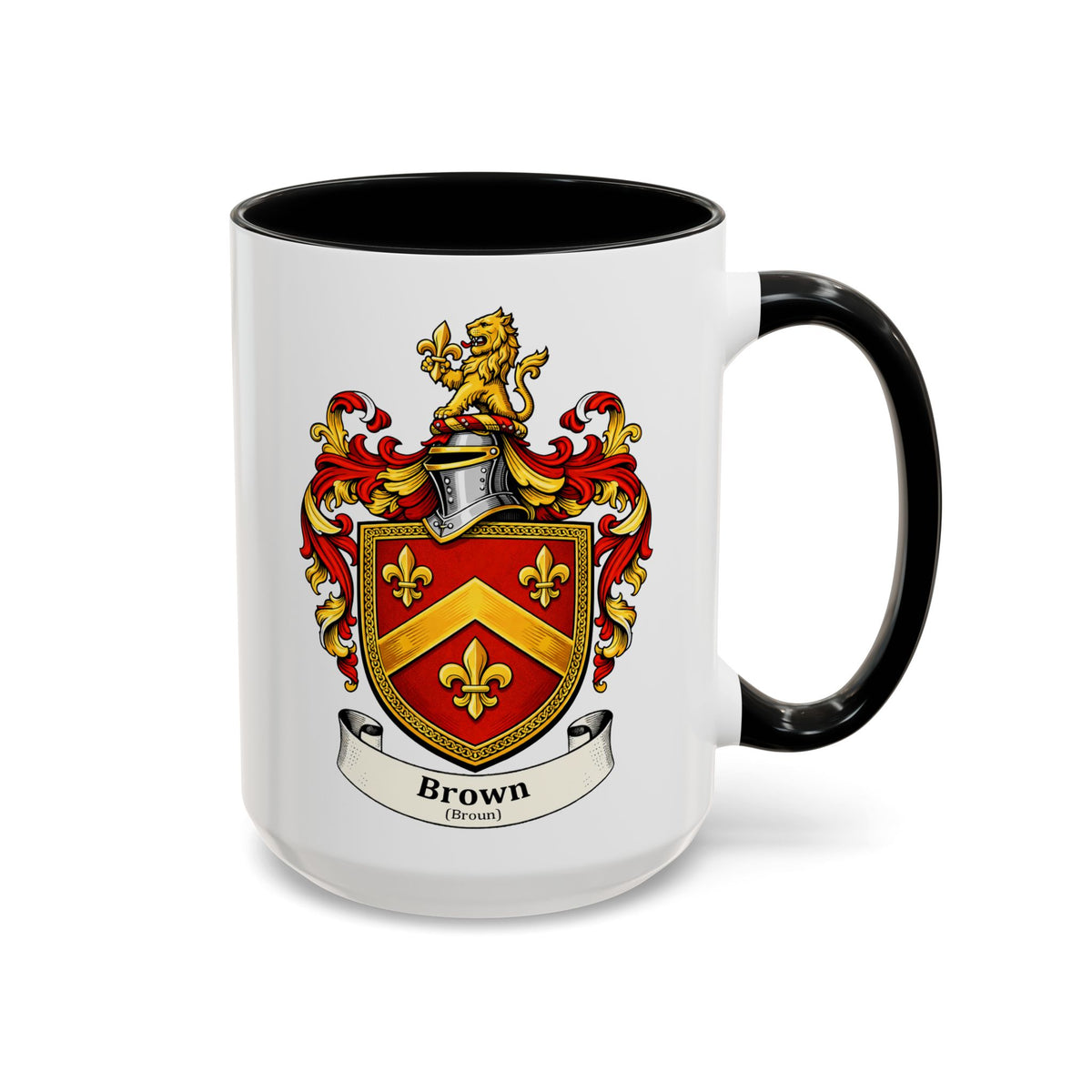 Brown - Family Crest Coffee Mug