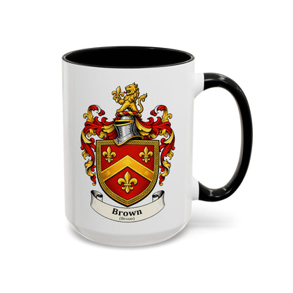Brown - Family Crest Coffee Mug
