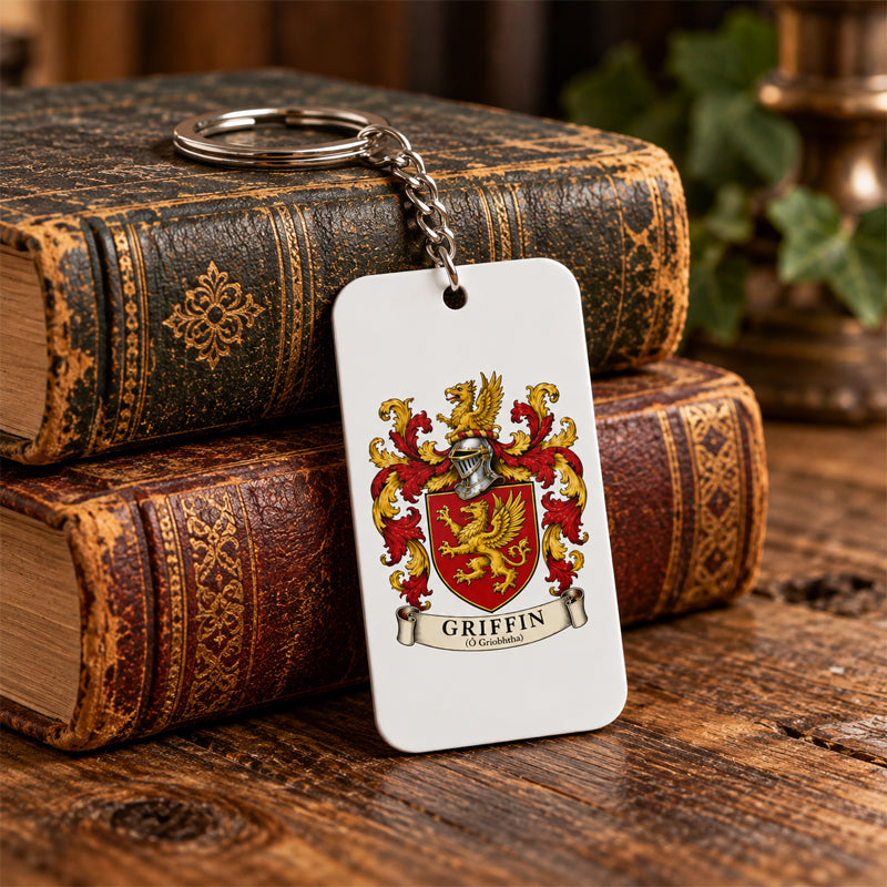 Griffin Double-Sided Keychain