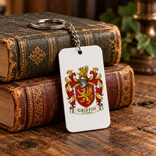 Griffin Double-Sided Keychain