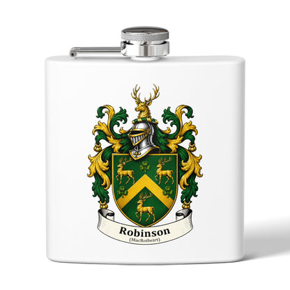 Robinson - Family Crest Flask