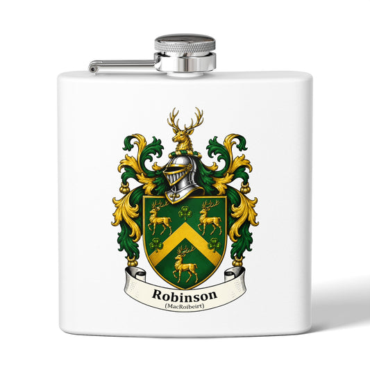 Robinson - Family Crest Flask