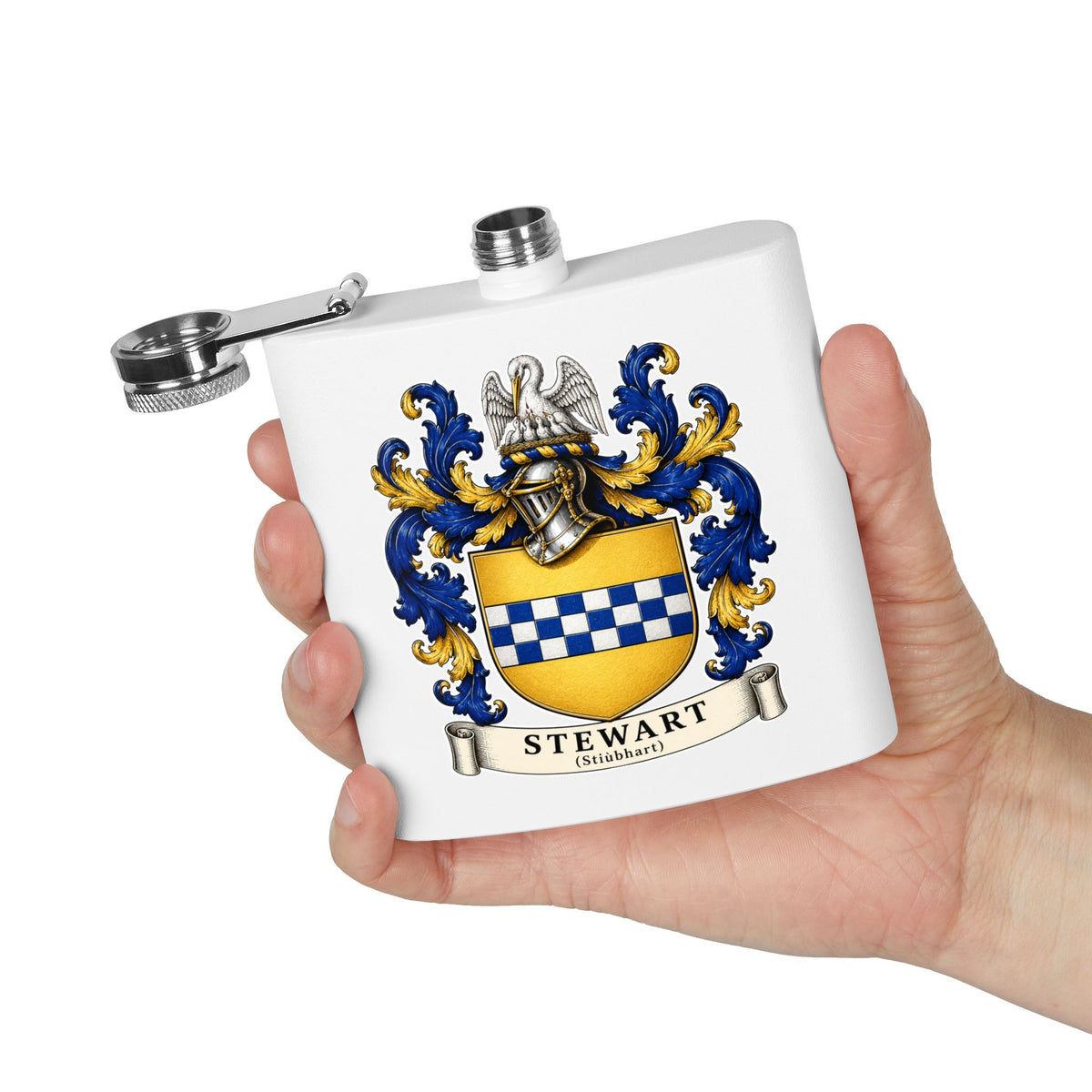 Stewart - Family Crest Flask