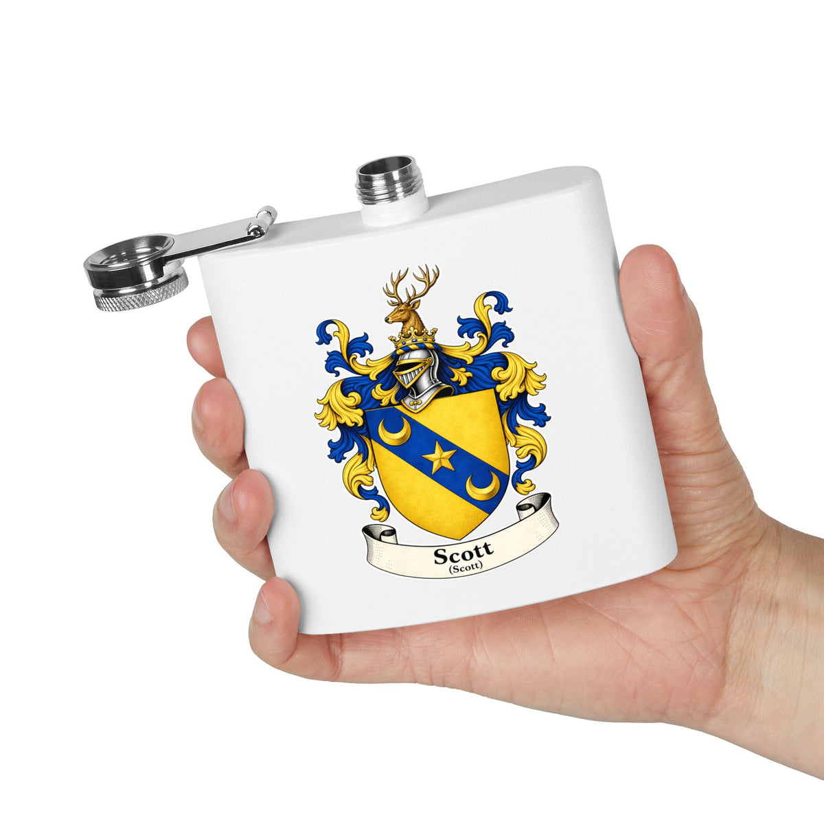 Scott - Family Crest Flask